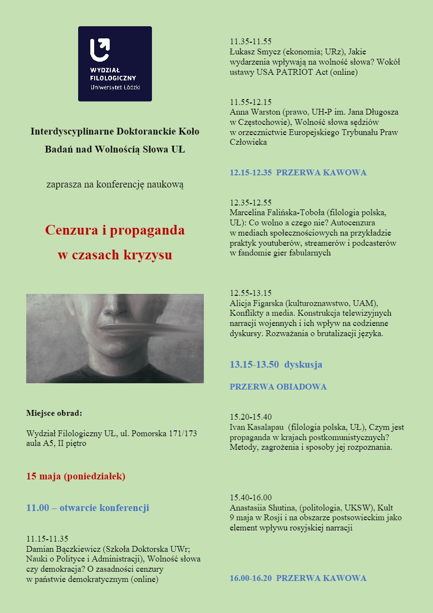 program konferencjiCenzura i propaganda1